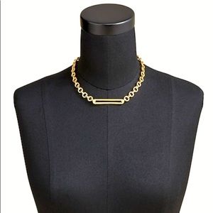 J. Crew Chunky Chain Bar Necklace NWOT Layering